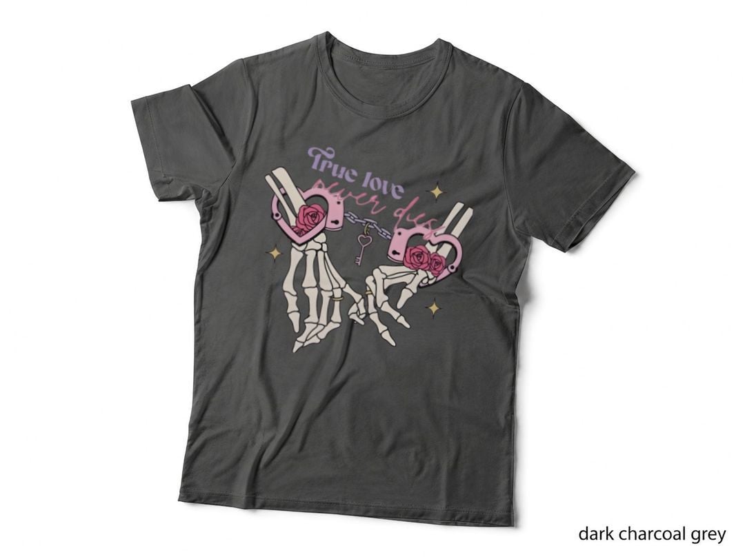 Skeleton Guns True Love Zach Gun Revolvers with Roses T-Shirt