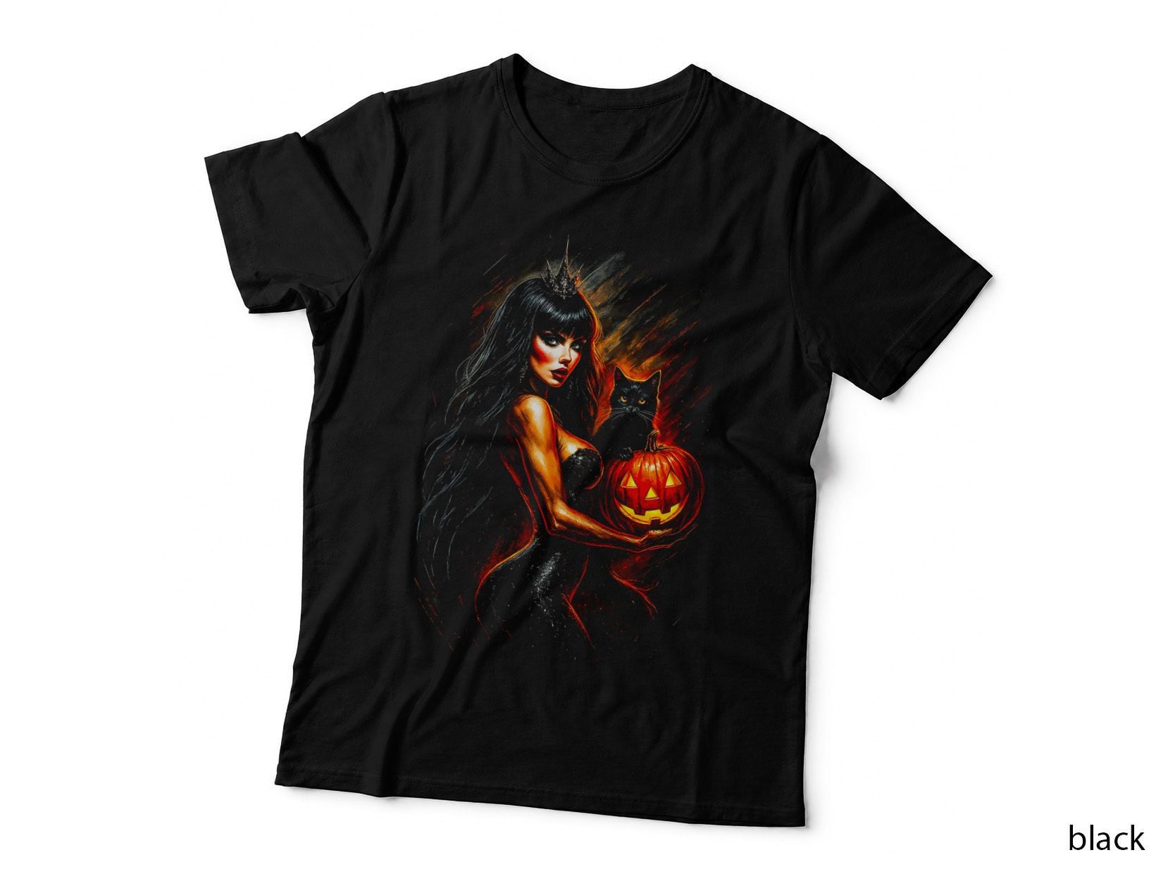 Vampire Demon T-Shirt, Halftone Horror Monster Graphic Tee, Gothic Horror Shirt
