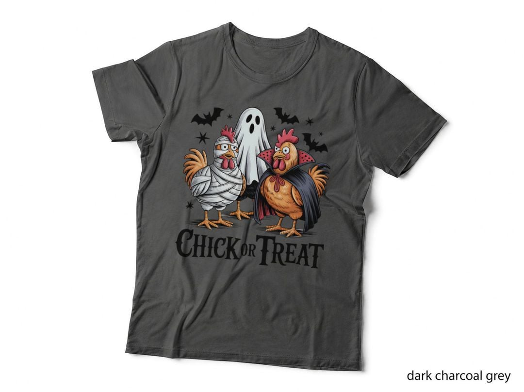 Chickens Mummy Vampire Costume Halloween T-Shirt, Spooky Season Graphic Tee