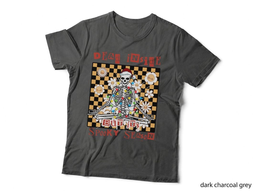 Dead Inside but Its Spooky Season Halloween T-Shirt