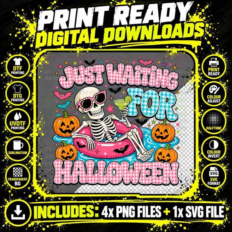 Duck off Halloween T-Shirt, Skeleton Bathtub Rubber Png SVG Digital Bundle