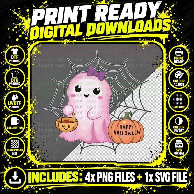 Happy Halloween T-Shirt, Funny Sarcastic Tee Png SVG Digital Bundle