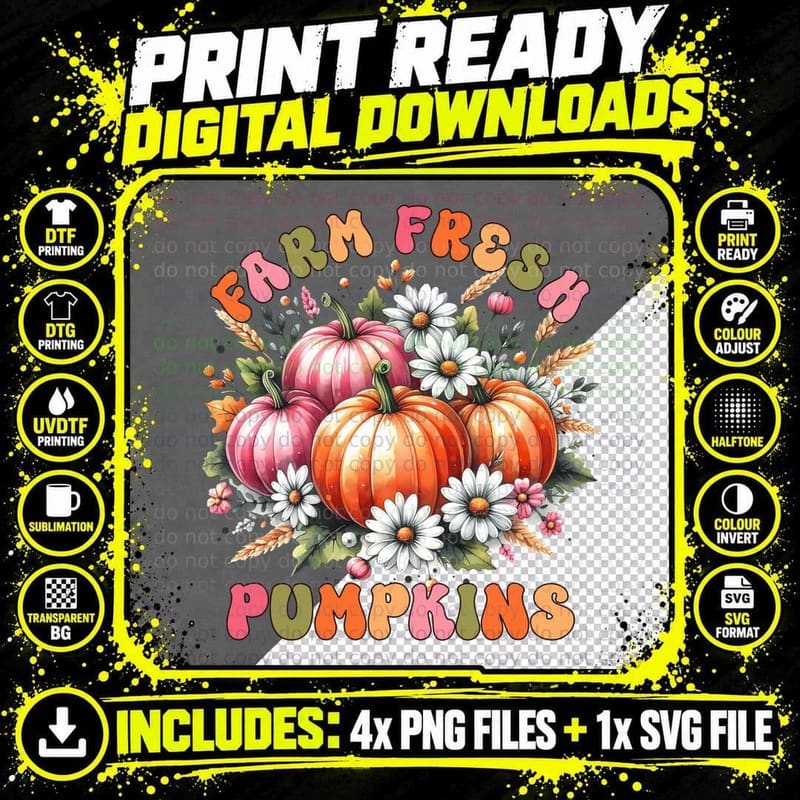 Love Fall (Partial Text) Fall T-Shirt Png SVG Digital Bundle