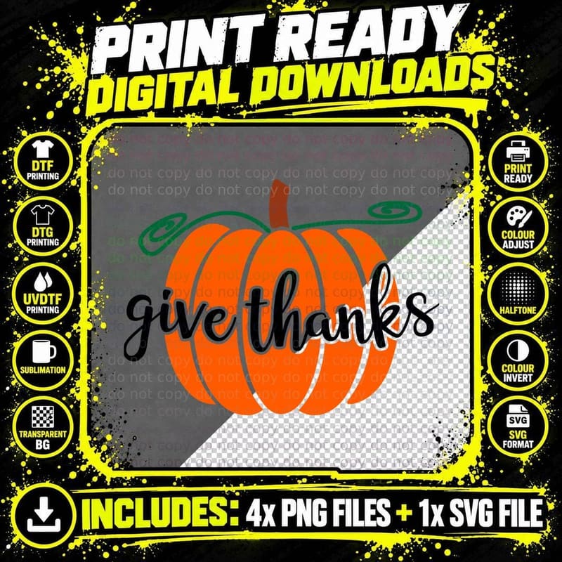 Multicolored Pumpkin Wedges Fall T-Shirt Png SVG Digital Bundle
