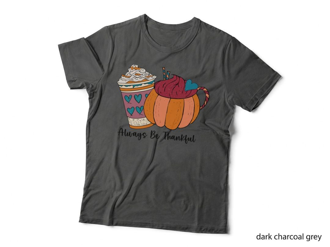 Pumpkin Coffee Mug Teapot Fall T-Shirt, Autumn Season Graphic Tee