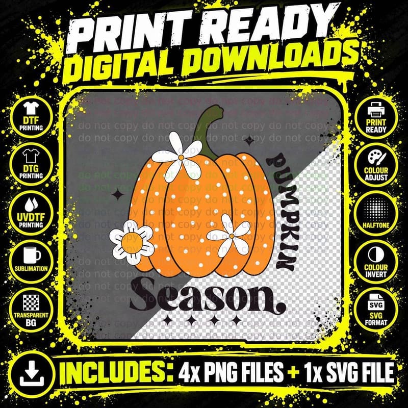 Pumpkin Muffin Season Fall T-Shirt Png SVG Digital Bundle