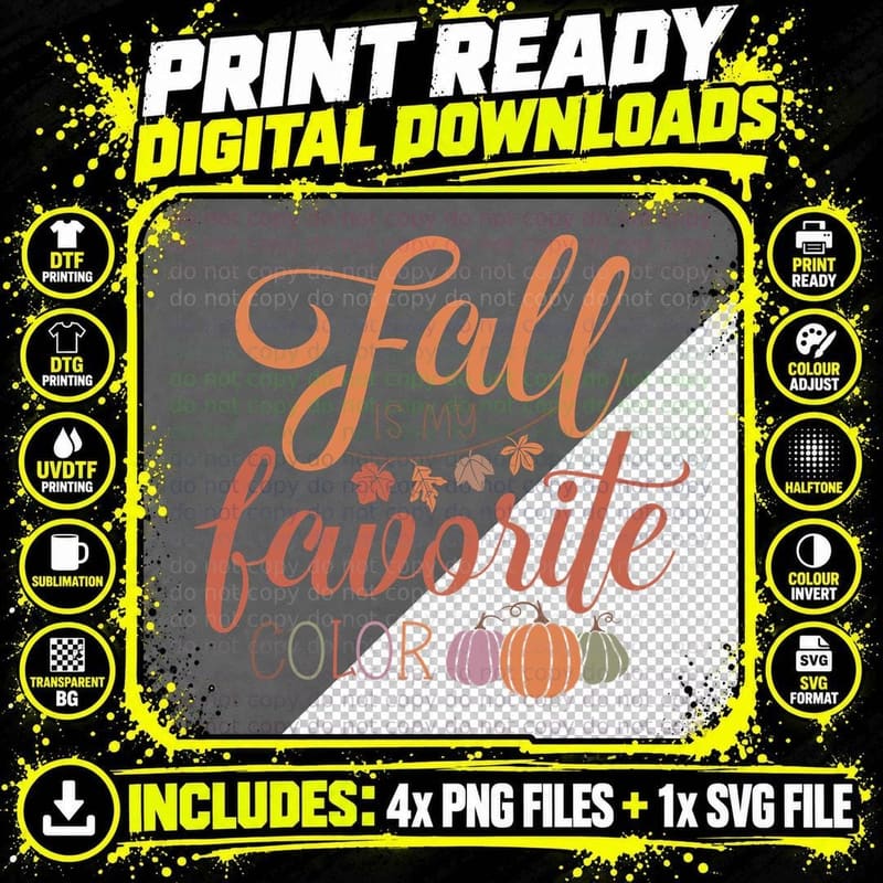 Pumpkin Spice & Everything Nice Fall T-Shirt Png SVG Digital Bundle
