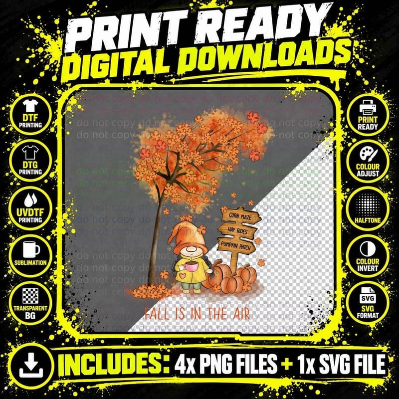 Pumpkin Spice Apple Boots Fall T-Shirt Png SVG Digital Bundle