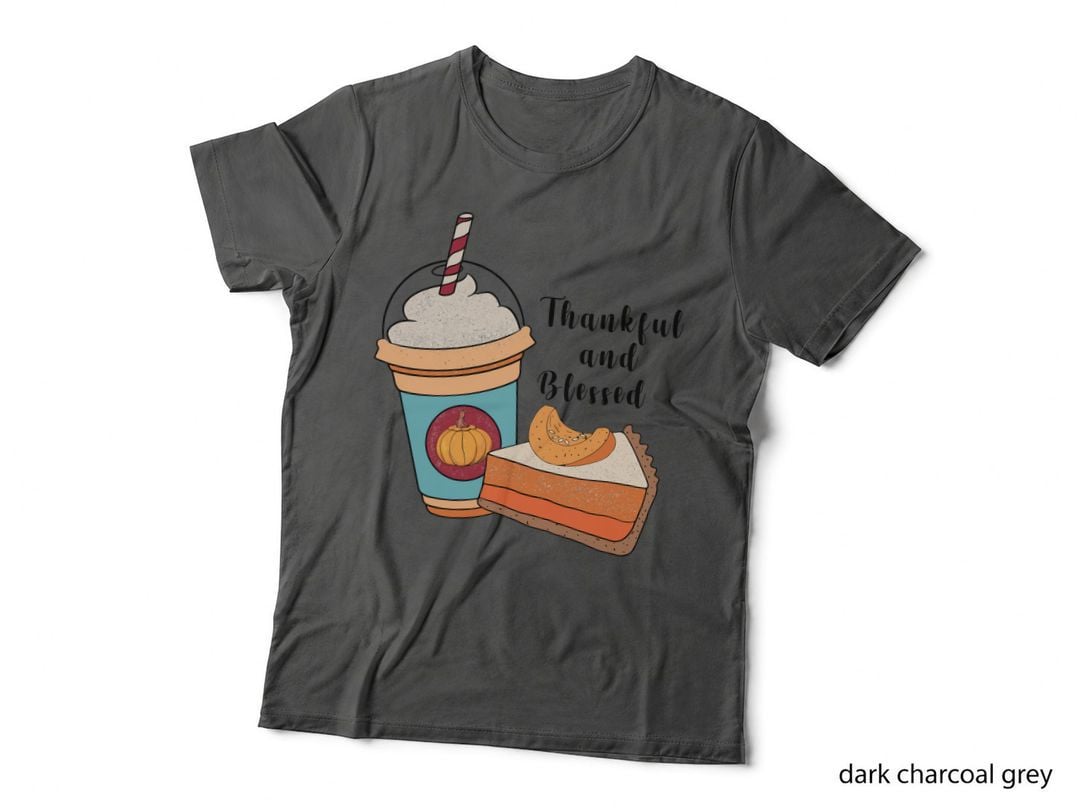 Pumpkin Spice Latte Pie Fall T-Shirt, Autumn Season Graphic Tee