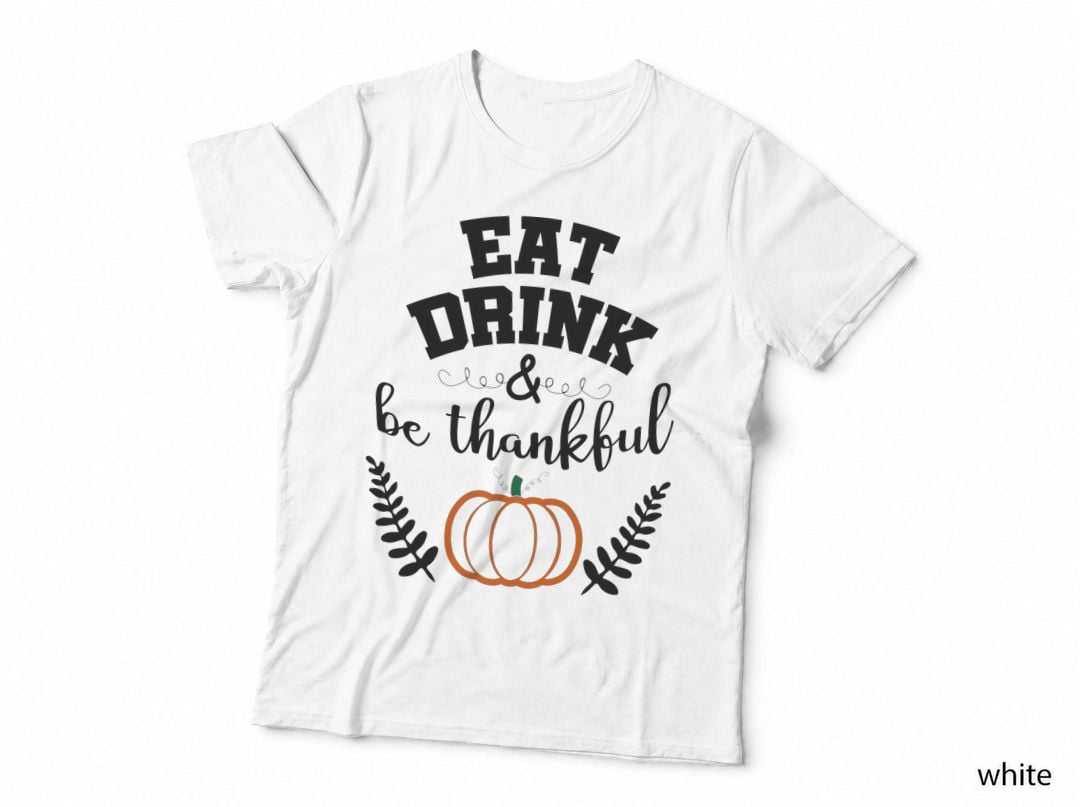 Simple Pumpkin Outline Fall T-Shirt, Autumn Season Graphic Tee