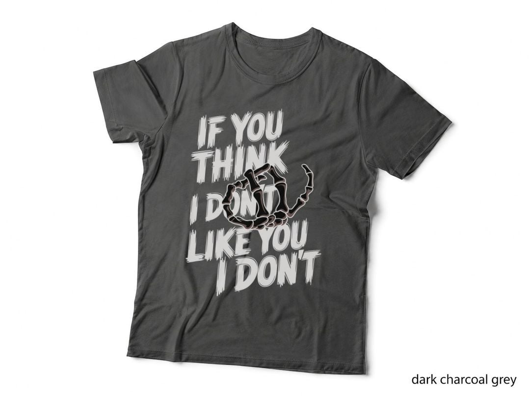 Skeleton Hands Gesture T-Shirt, Funny Sarcastic Graphic Tee