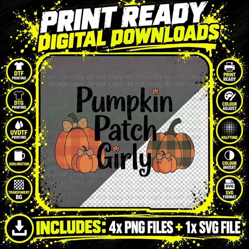Spooky Season Fall T-Shirt, Spooky Ghost Checkered Bows Png SVG Digital Bundle