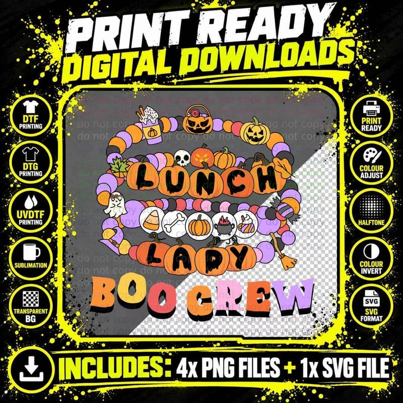 Three Ducks Mummy Ghost Witch Halloween T-Shirt Png SVG Digital Bundle