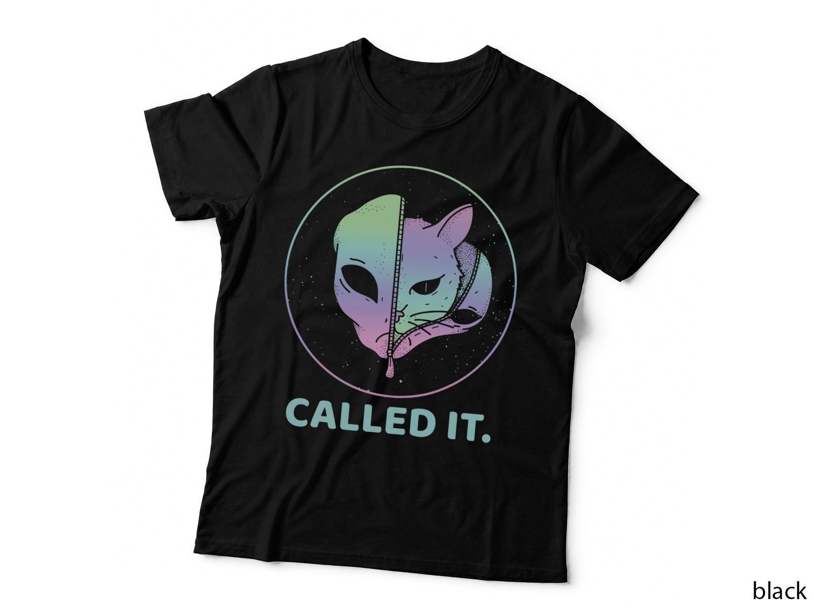 Alien Cat - Creepy Cute Pastel Goth, Fashion, Alternative Style T-Shirt