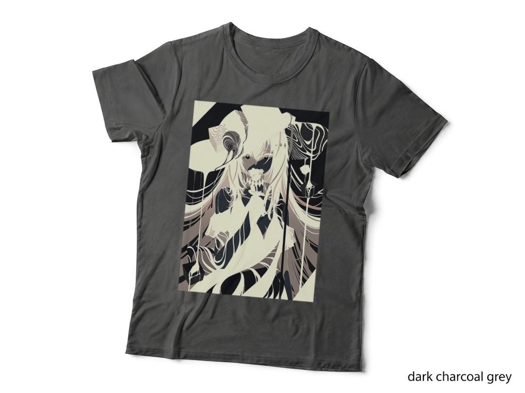 Anime Girl Gothic Aestic Waifu Grunge Horror Manga T-Shirt