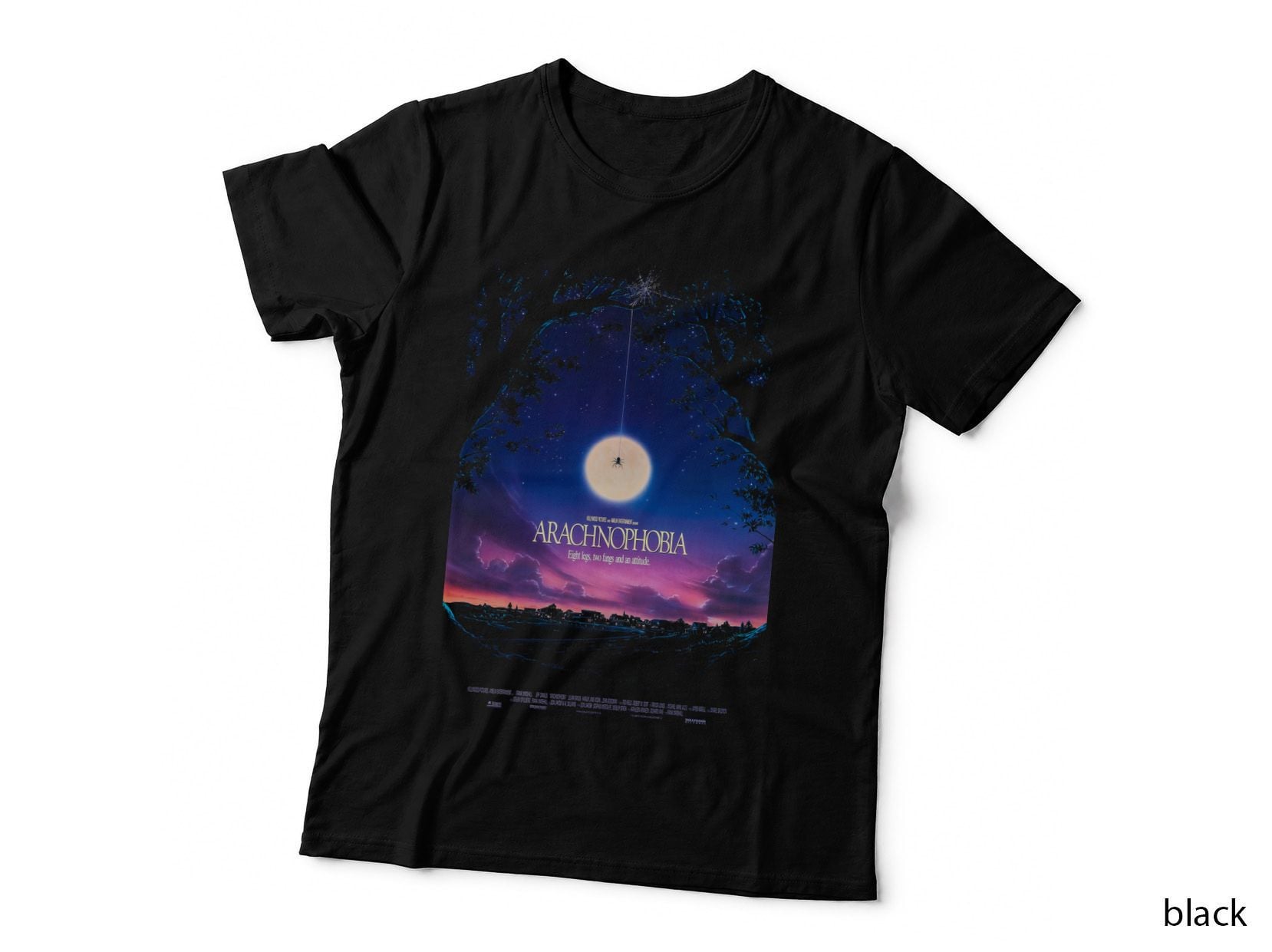 Arachnophobia Semitono T-Shirt, Arachnid Print, Horror Apparel