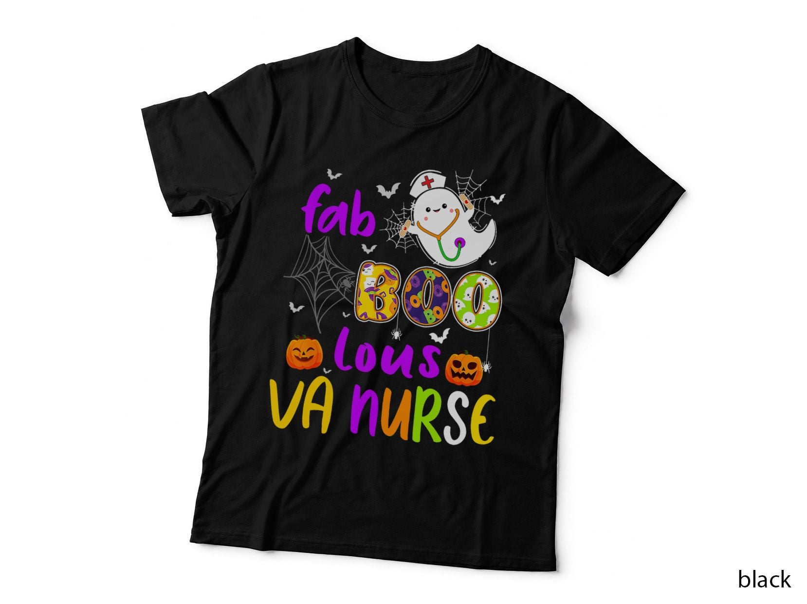 Boo Halloween Costume Va Nurse Va Squad Medical T-Shirt