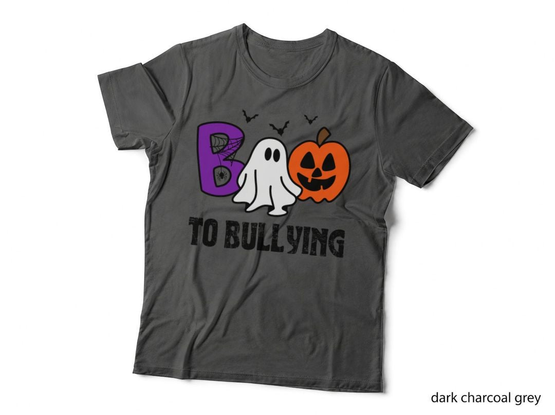 Boo to Bullying Ghost Pumpkin Orange Anti Bully Unity Day T-Shirt