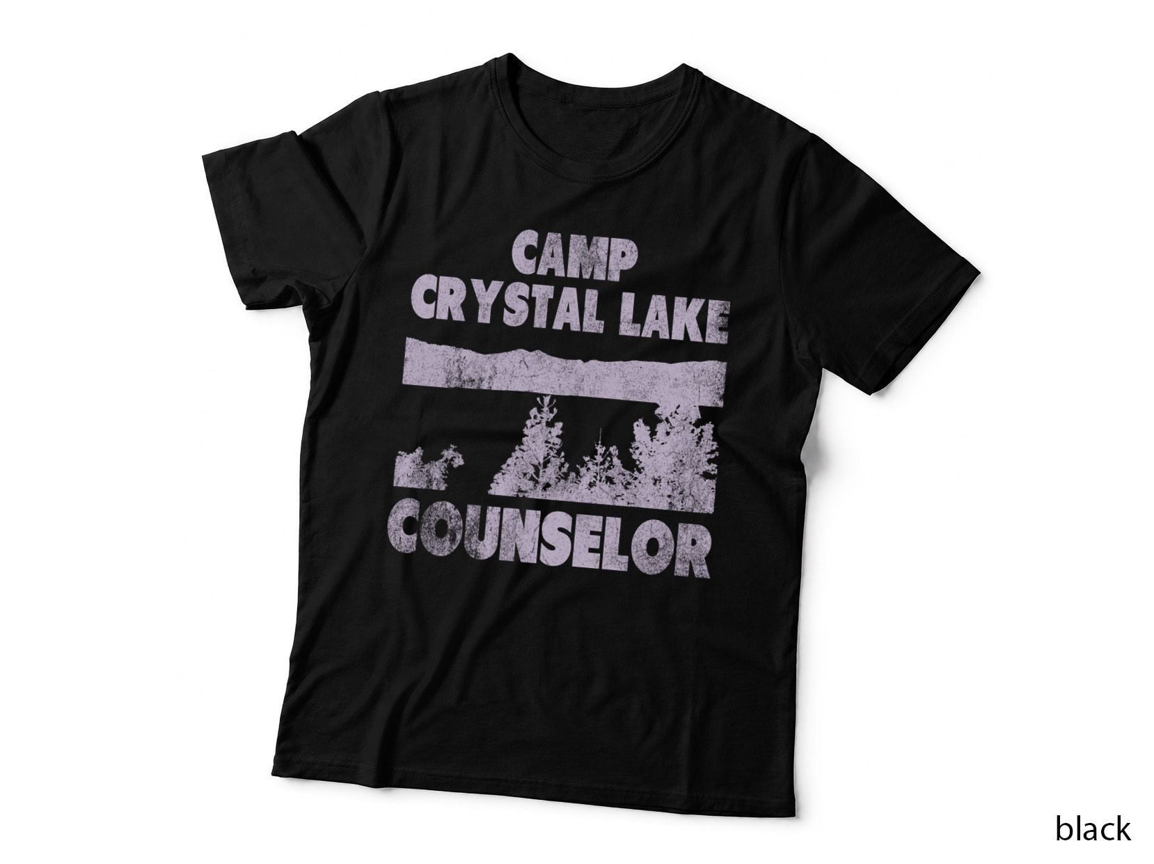 Camp Crystal Lake Counselor Halloween Humorous Green T-Shirt