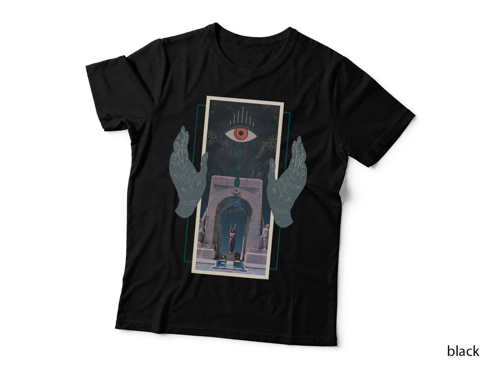 Dark Art Grunge Goth Occult Gothic Aesthetic Girl Horror T-Shirt