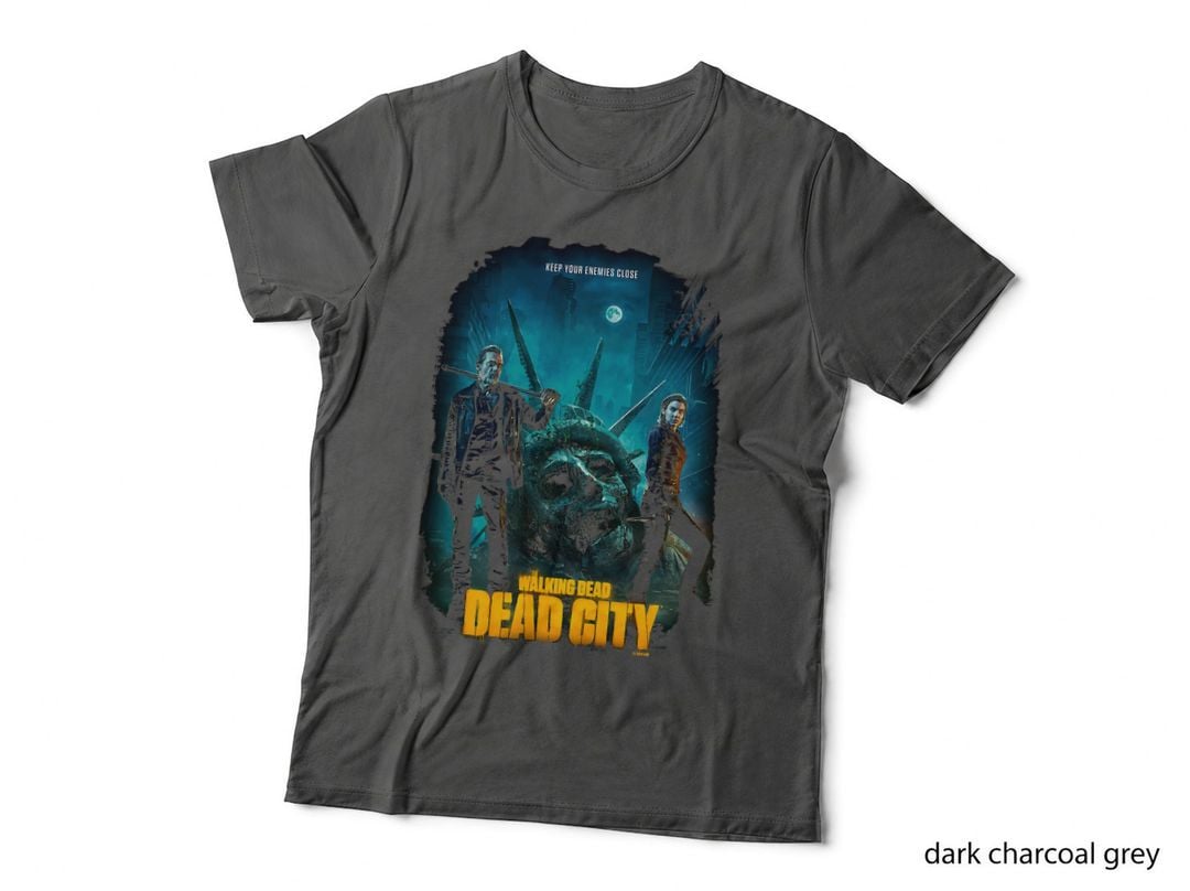 Dead City Season 1 Key Art, Post-Apocalyptic, Horror, Sci-Fi, Novel T-Shirt