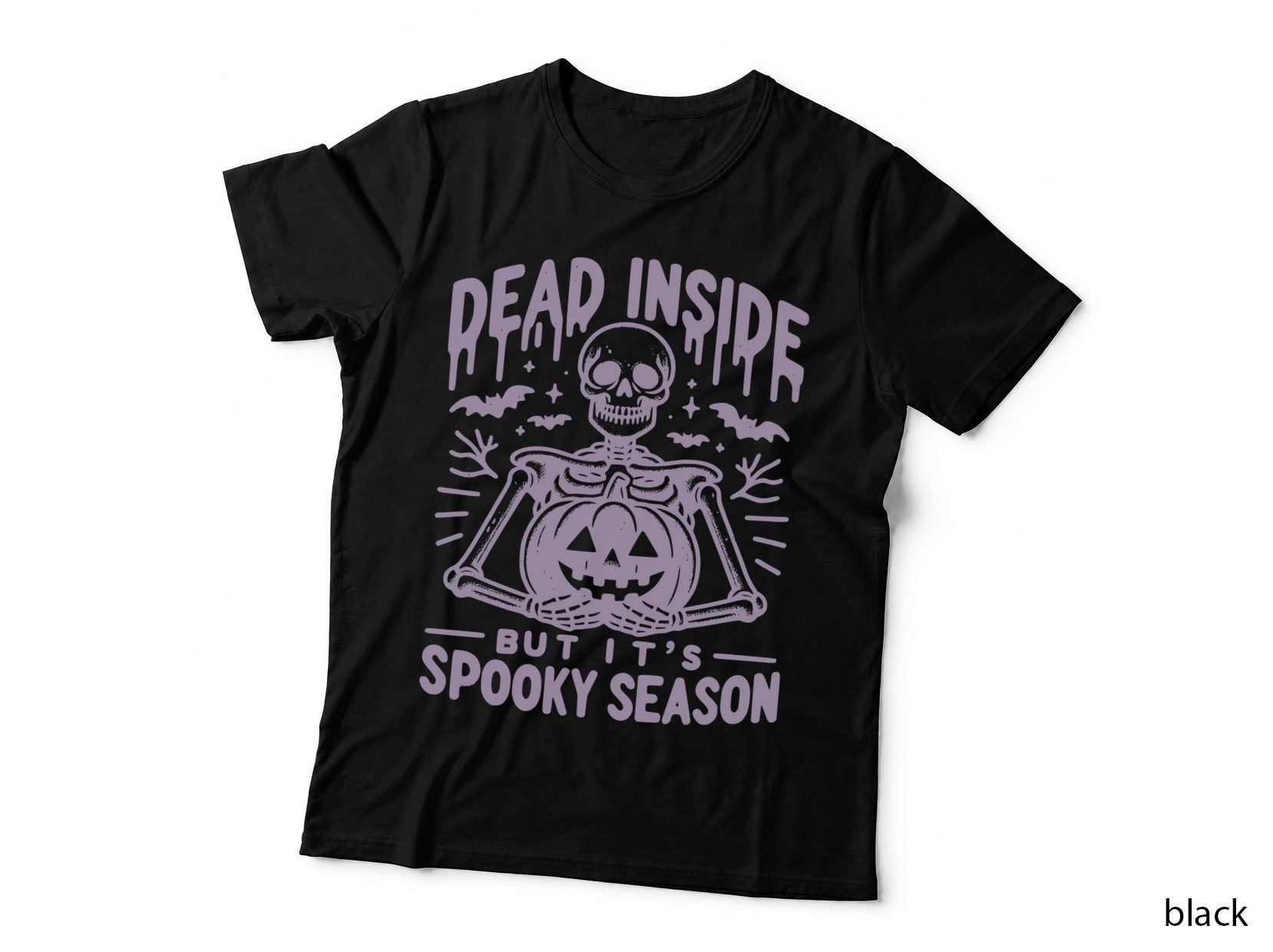 Dead Inside but Its Spooky Season, Minimalist, Collegiate, Gift T-Shirt