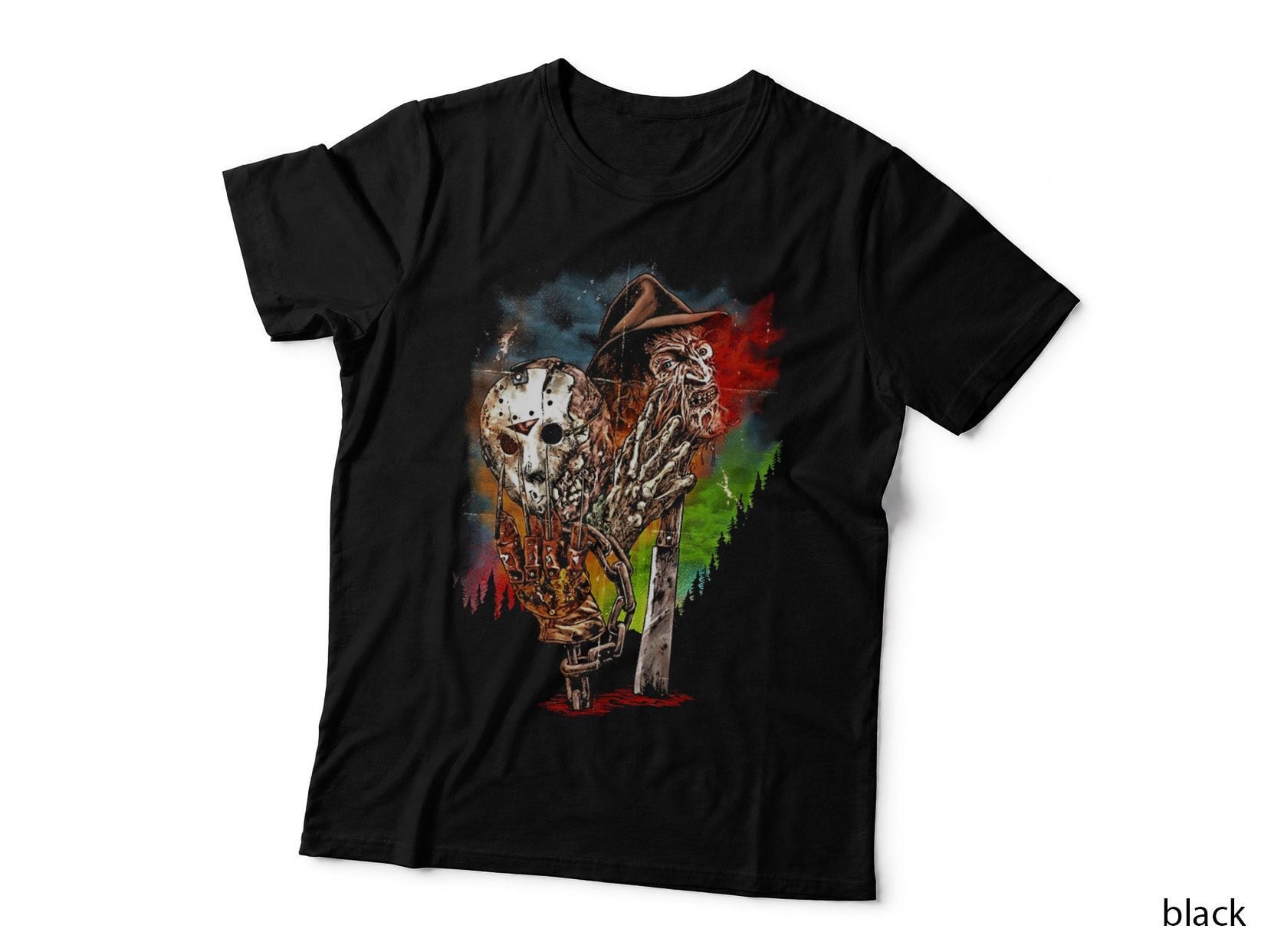 Evil Dead 2 Ash Halftone T-Shirt, Horror Cult Classic Tee
