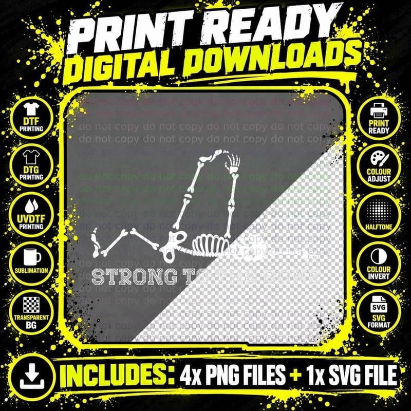 Funny Halloween Workout Funny Gym Exercise Workout Png SVG Digital Bundle