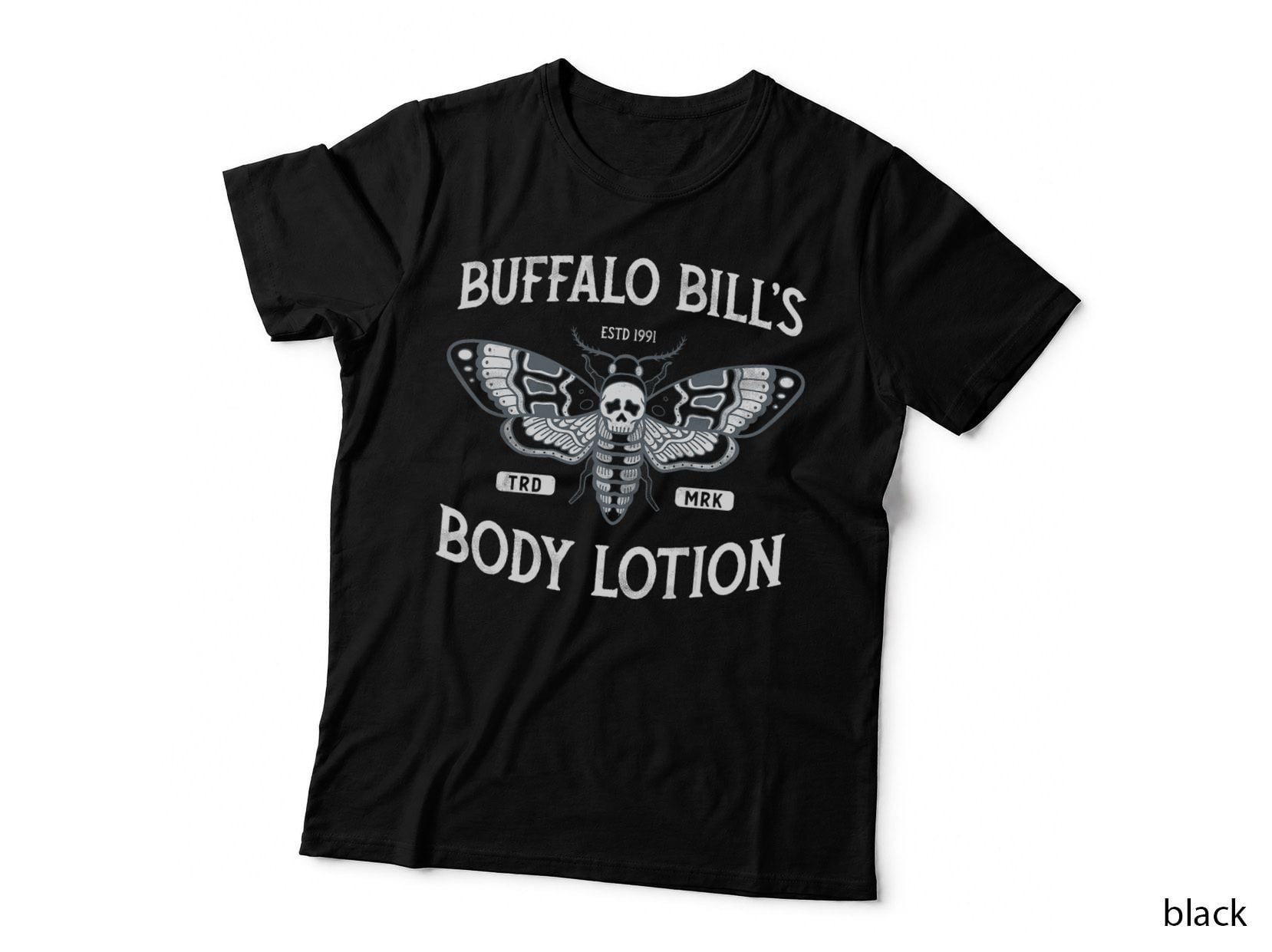 Goth Body Lotion - Deaths Head Moth - Horror, Dark Fashion T-Shirt