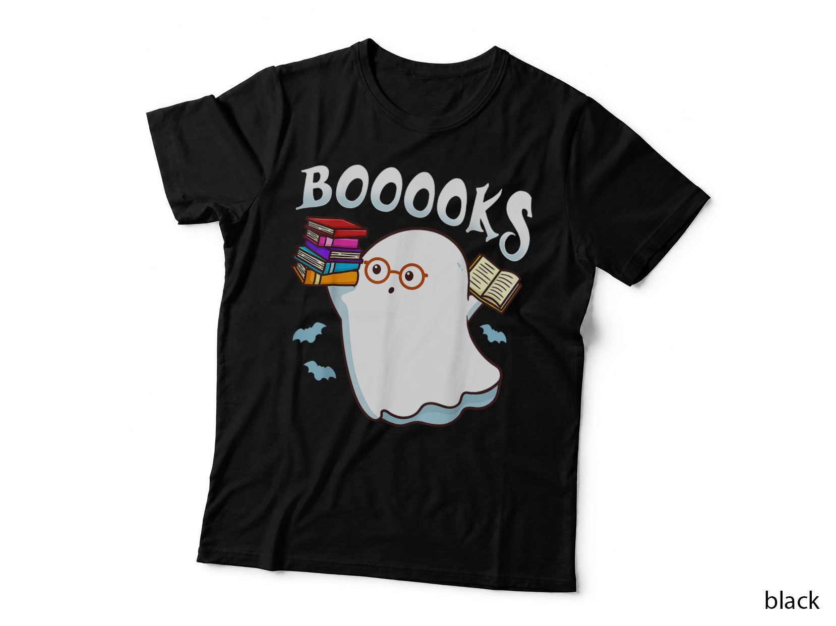 Halloween Books Librarian English Teacher Reader Reading T-Shirt