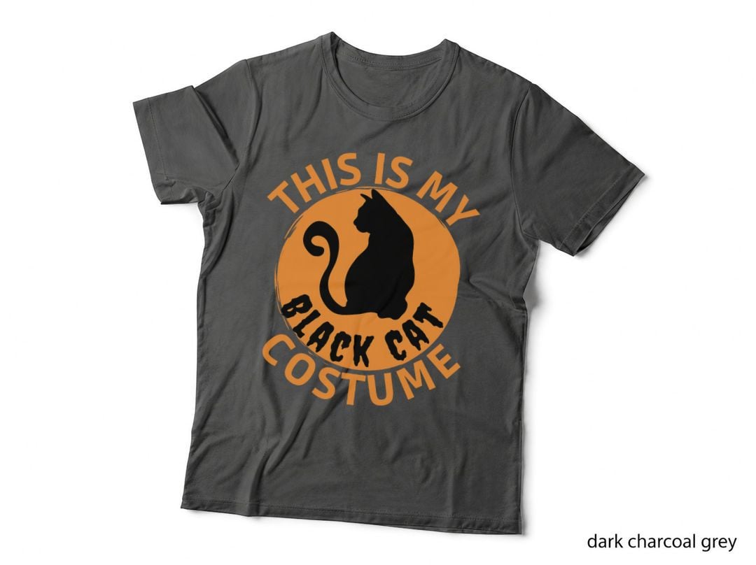 Halloween Costume This Is My Black Cat Costume Black Cat T-Shirt