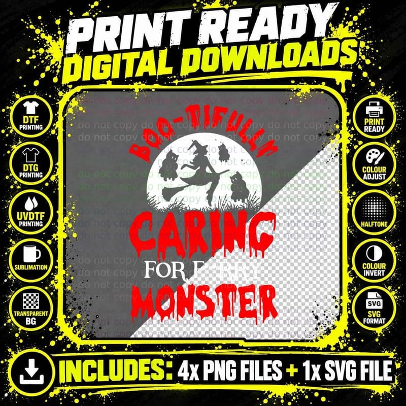 Halloween Veterinarian Vet Tech Veterinary Dvm Assistant Png SVG Digital Bundle