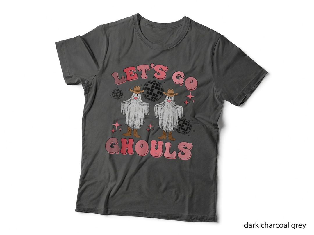 Lets Go Ghouls Disco Ball Ghost Spooky Funny Halloween Party T-Shirt