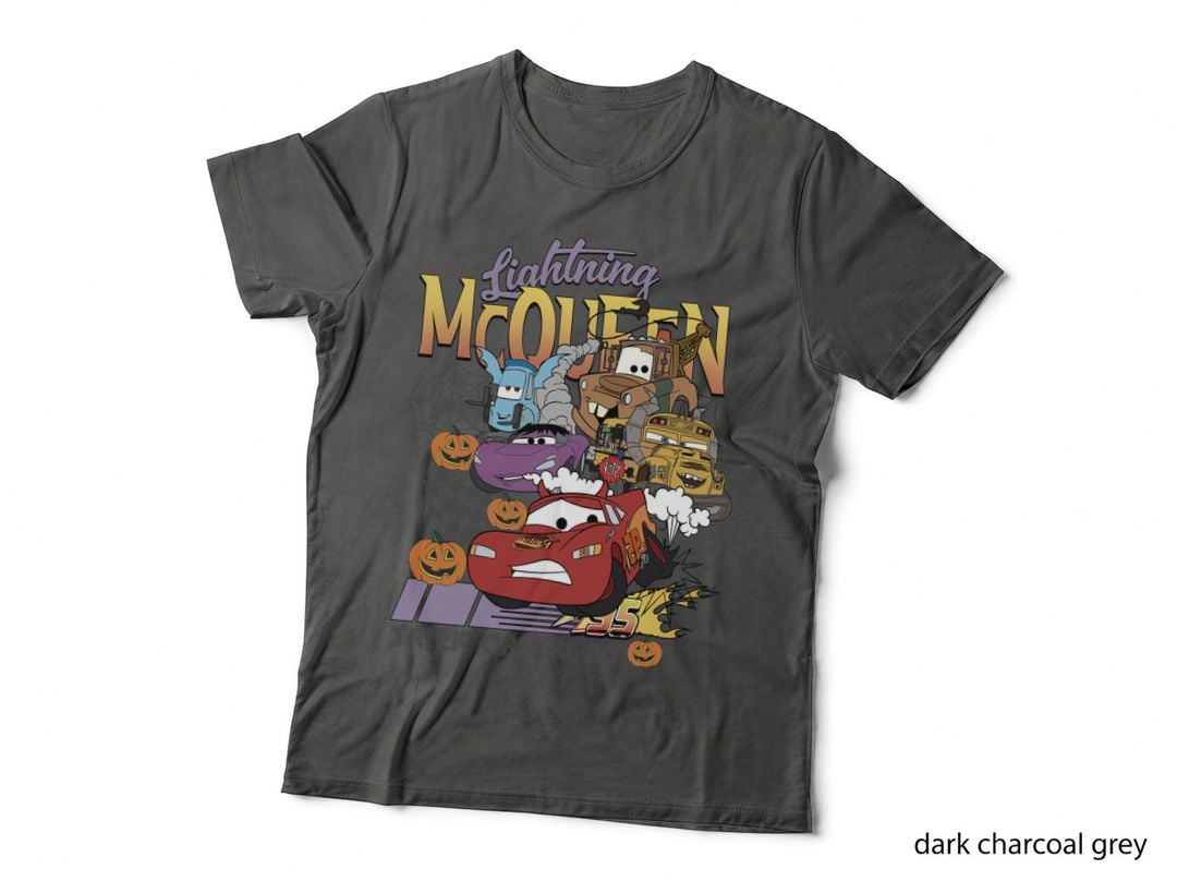 Lightning Mcqueen Trick or Treat T-Shirt, Halloween Cars Theme