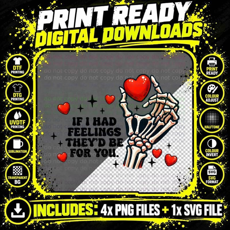 Loved to Dead Valentine T-Shirt, Skeleton Rose Hand Png SVG Digital Bundle