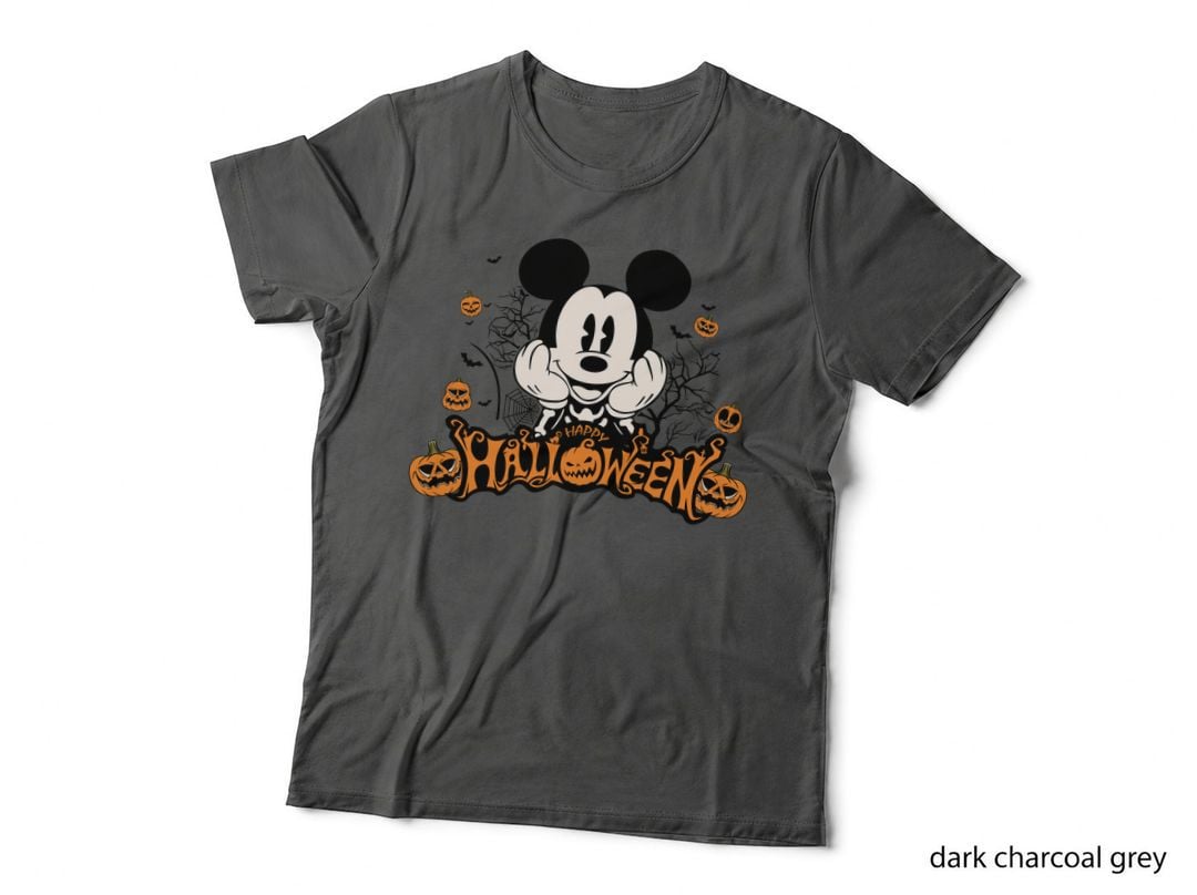 Mickey Halloween T-Shirt, Themed Apparel, Scary Pumpkin Print