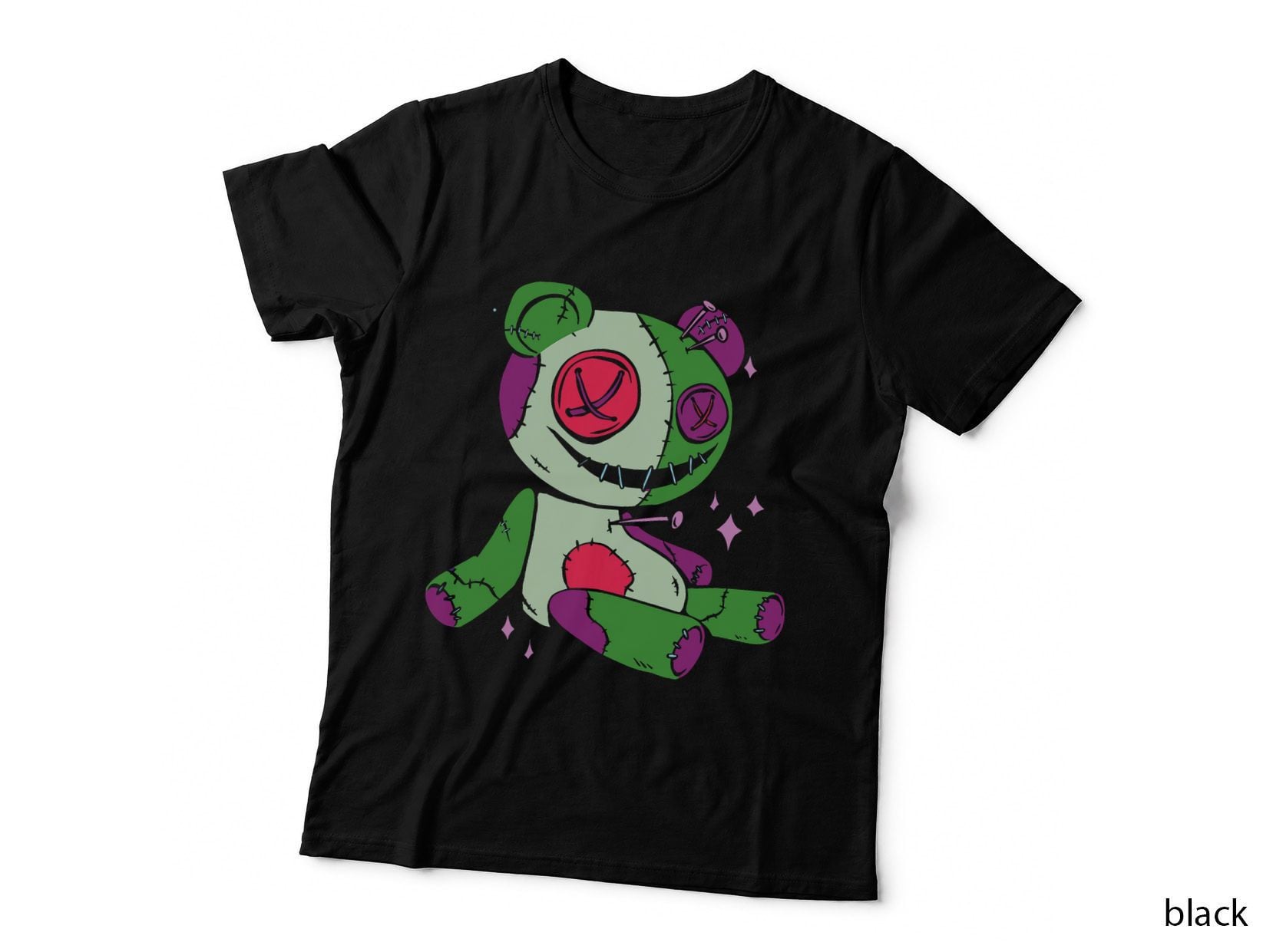 Pastel Goth Creepy Kawaii Teddy Voodoo Doll T-Shirt