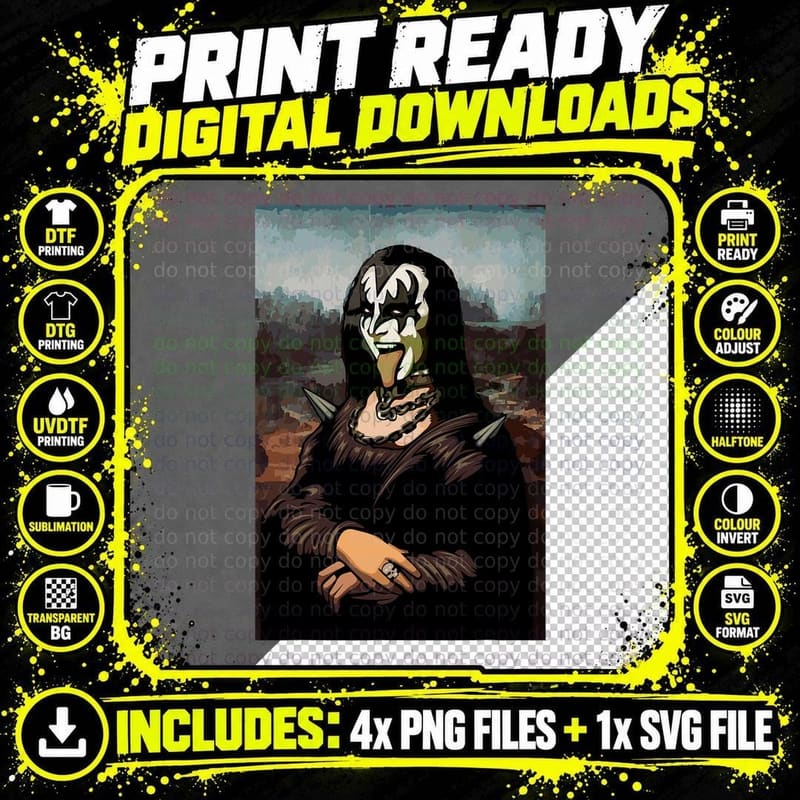 Rock N Roll Band Lazy Halloween Costume Rocker Music Png SVG Digital Bundle