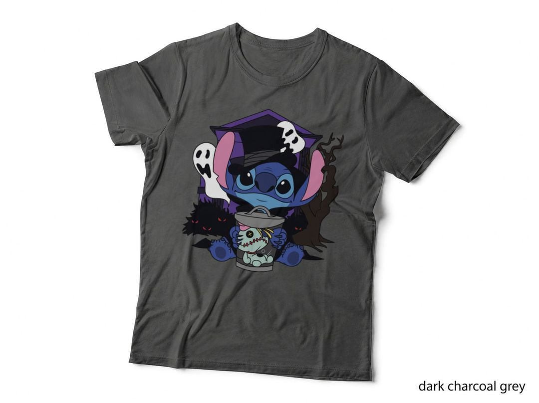 Stitch Halloween Costume T-Shirt, Spooky, Fan Art