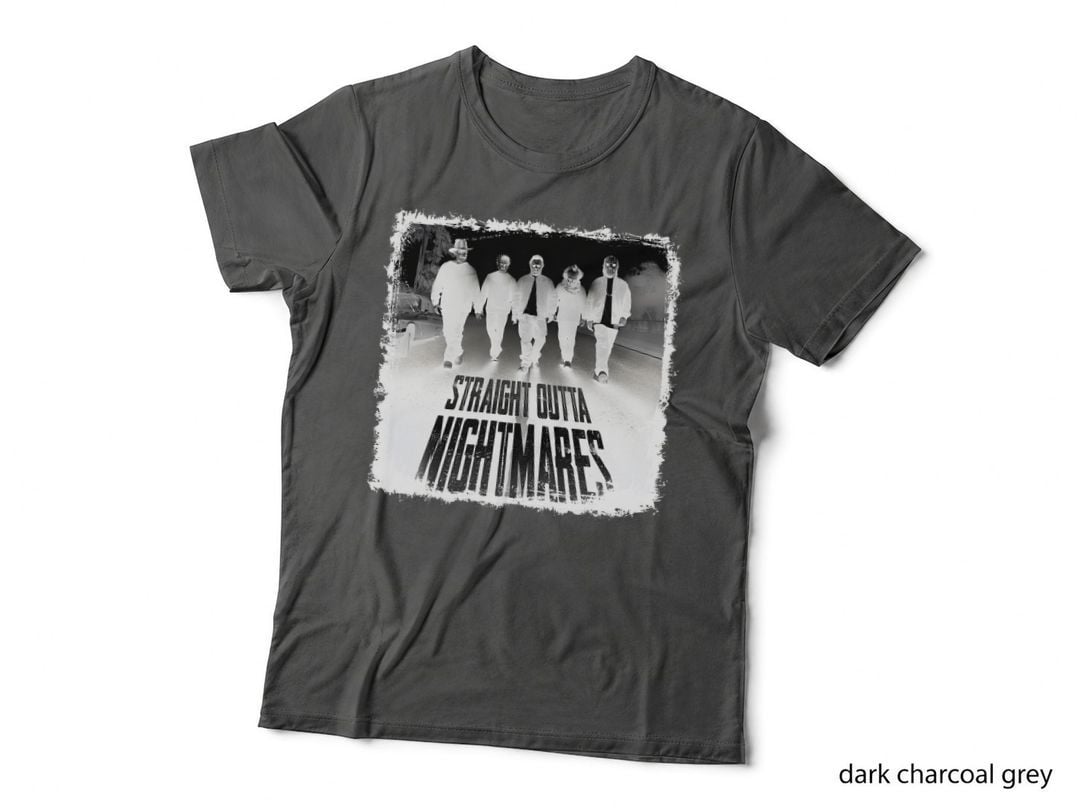 Straight Outta Nightmares Horror T-Shirt, Halloween Movie Villains
