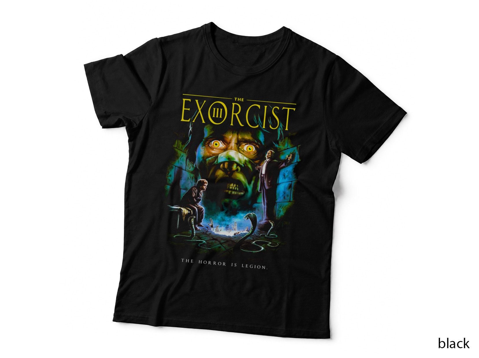 The Exorcist Halftone Horror T-Shirt, Possession Thriller Tee