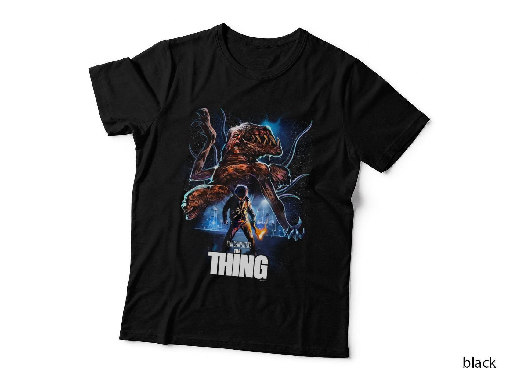The Thing Horror Movie Fan T-Shirt, John Carpenter Print, Halloween Costume