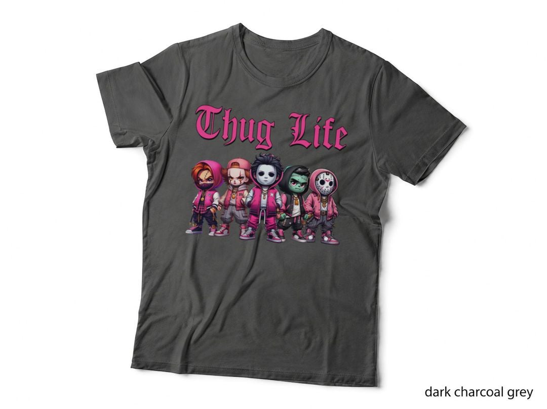 Thug Life Gangsta Kids T-Shirt, Streetwear Style, Urban Fashion