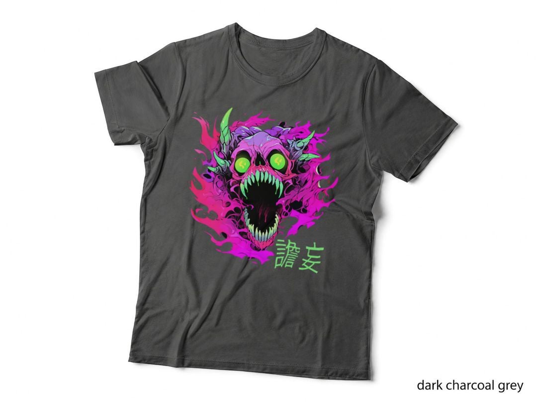 Alternative Clothing, Horror, Skull, Japanese Deliry, Anime T-Shirt