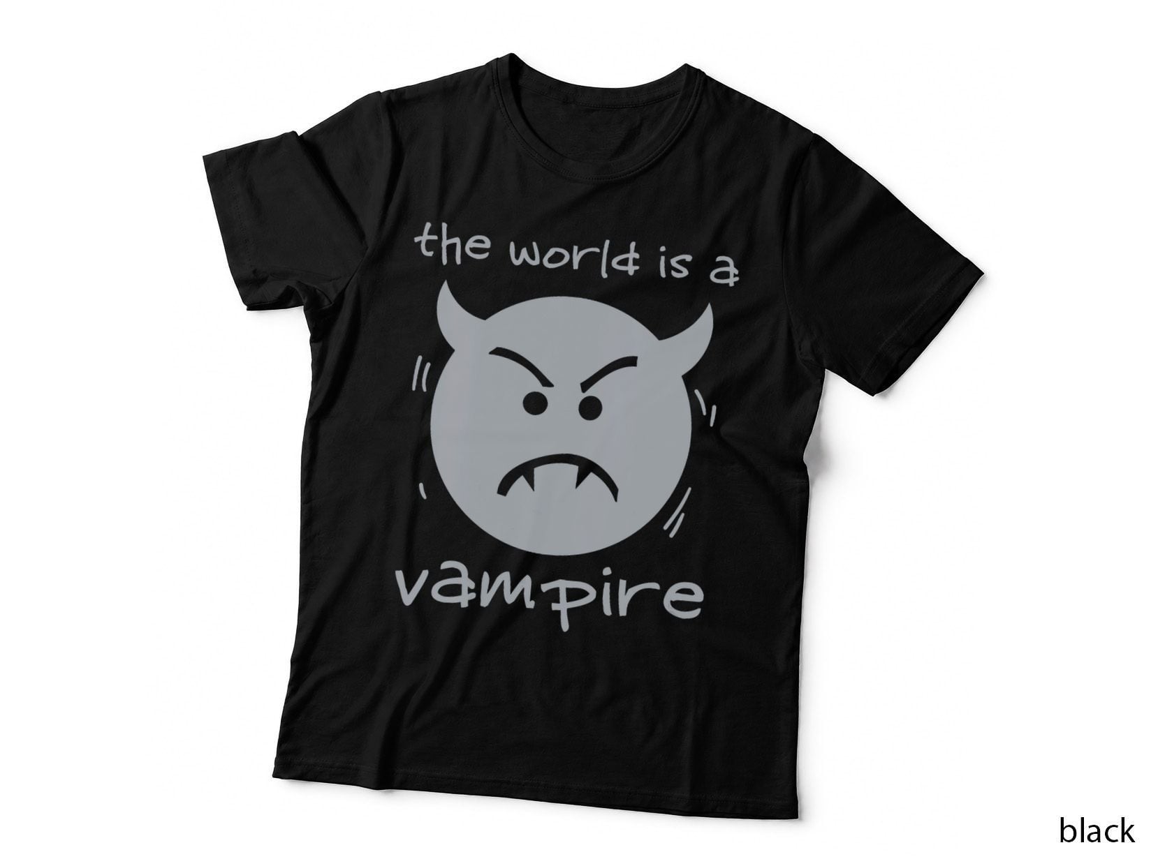 Alternative the World Is a Vampire 90s Grunge Rock, Fun Gift T-Shirt