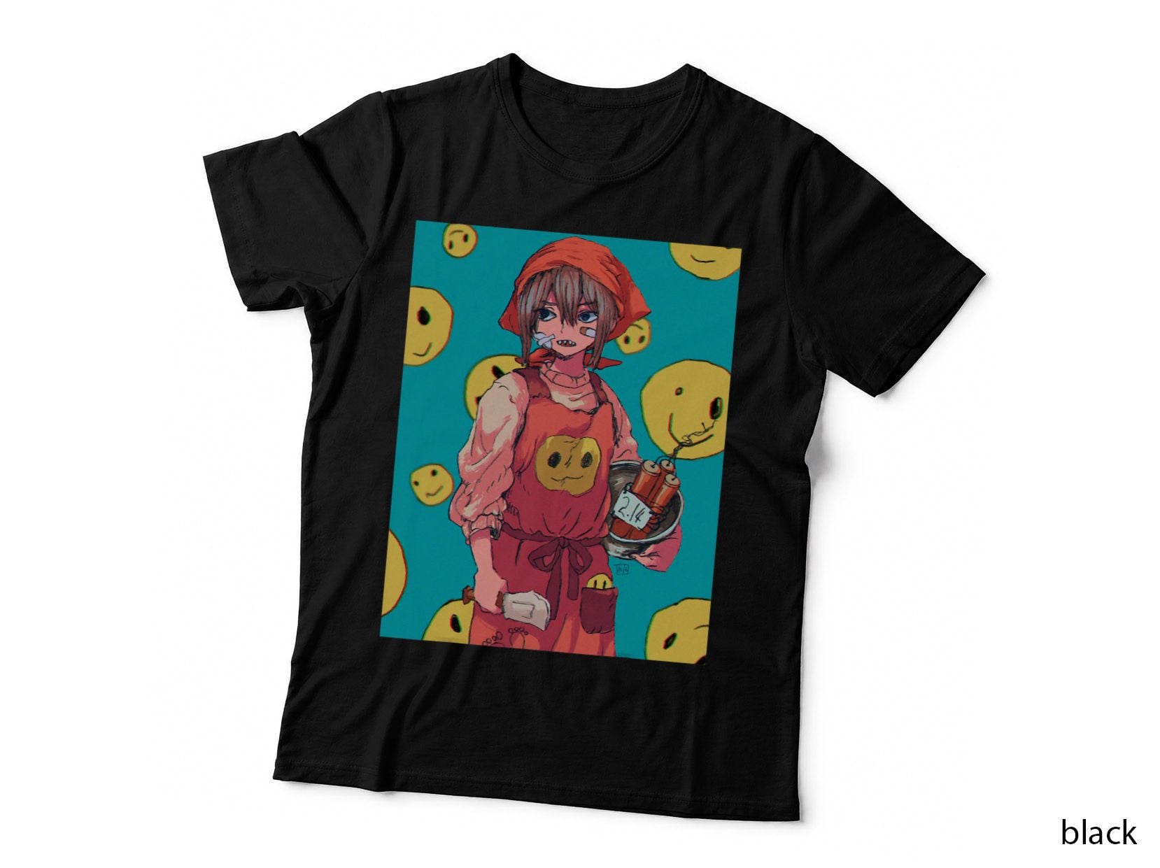 Anime Horror Creepy Girl Aestic Japanese Otaku T-Shirt