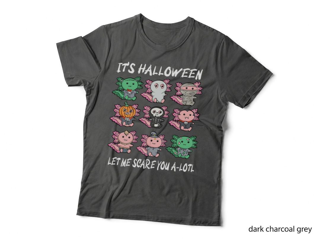 Axolotl Scare You A-Lotl Girl Boy Axolotl Halloween T-Shirt