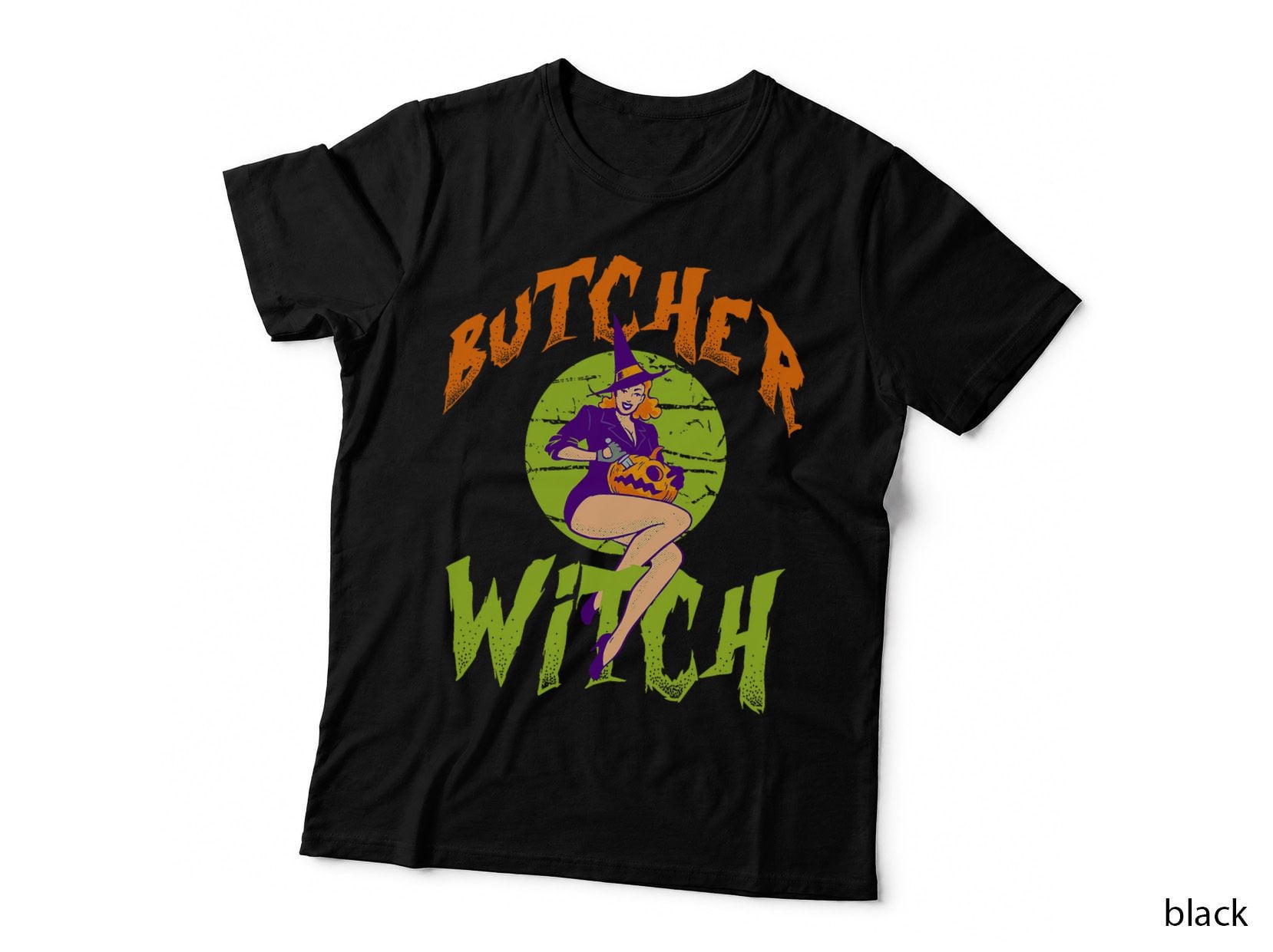Butcher Witch - Funny Butcher Halloween T-Shirt