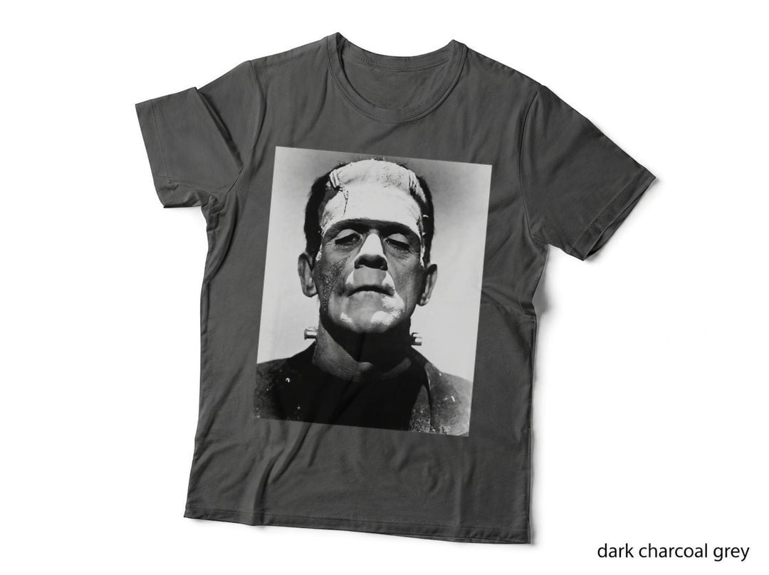 Classic Halloween Monster Poster Horror Movie Frankenstein T-Shirt