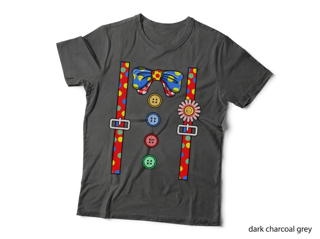Clown Costume Halloween Vintage T-Shirt